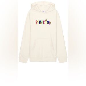 Staycool Pizza Hoodie in Cream